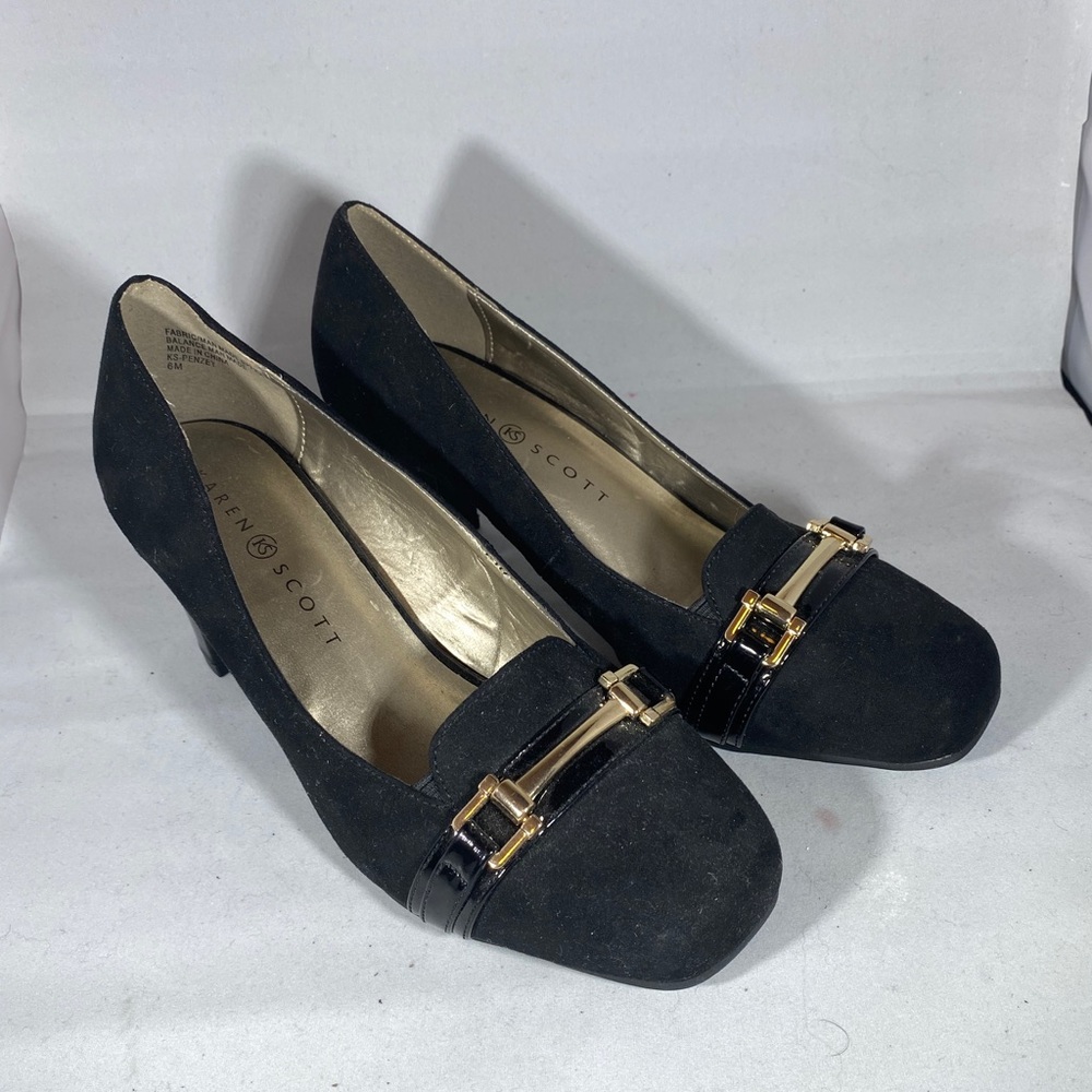 Karen Scott Penzey Block Heel Pumps